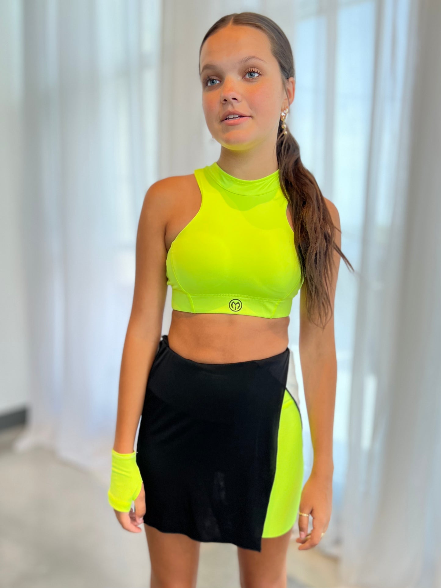 Neon Green Sports Bra