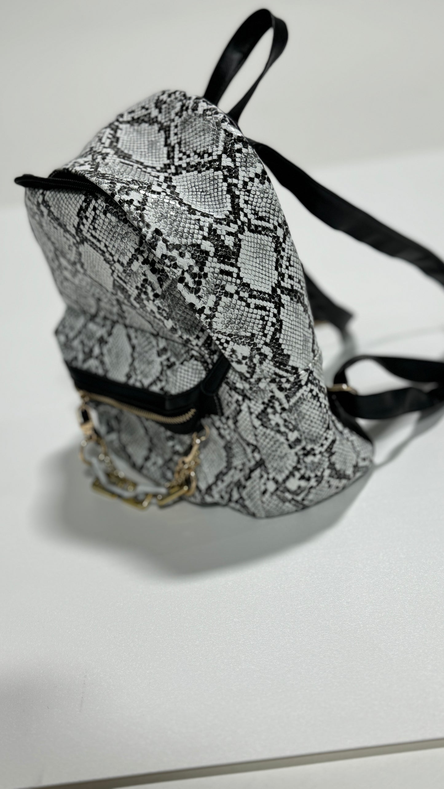 Snake print mini Backpack