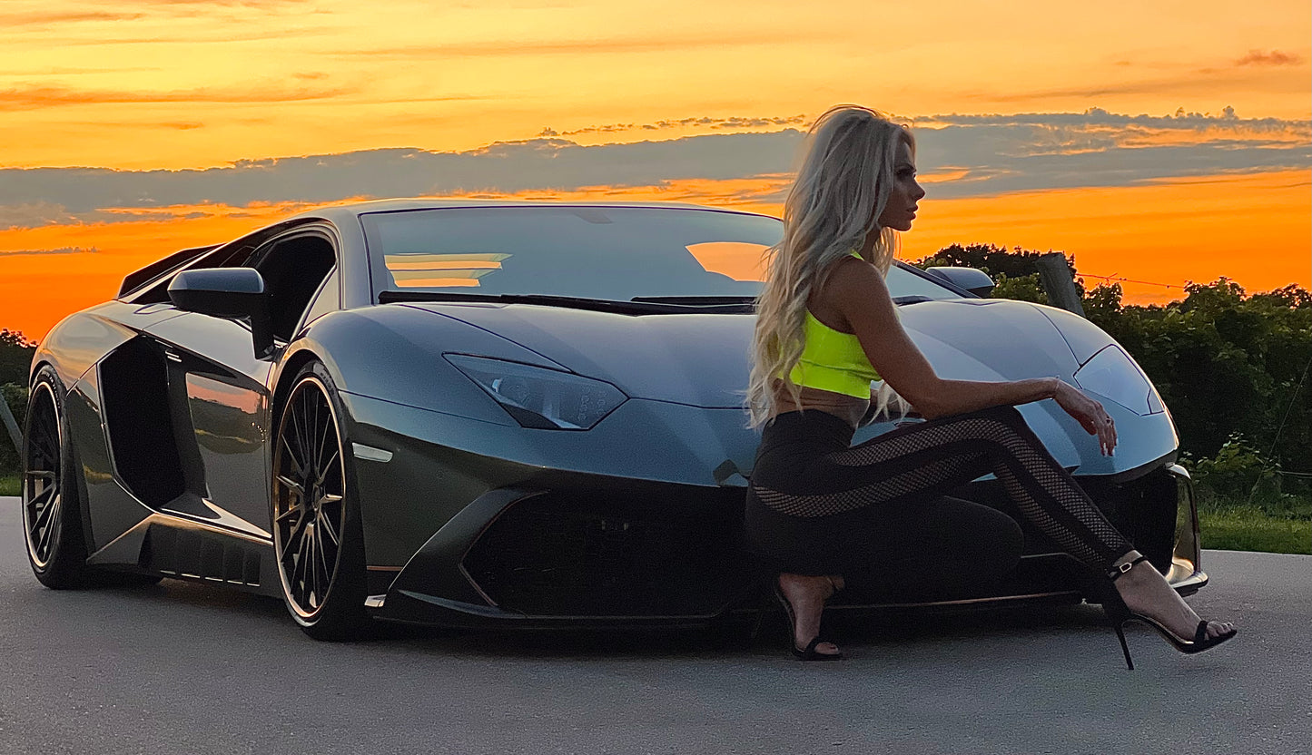Neon Green Sports Bra