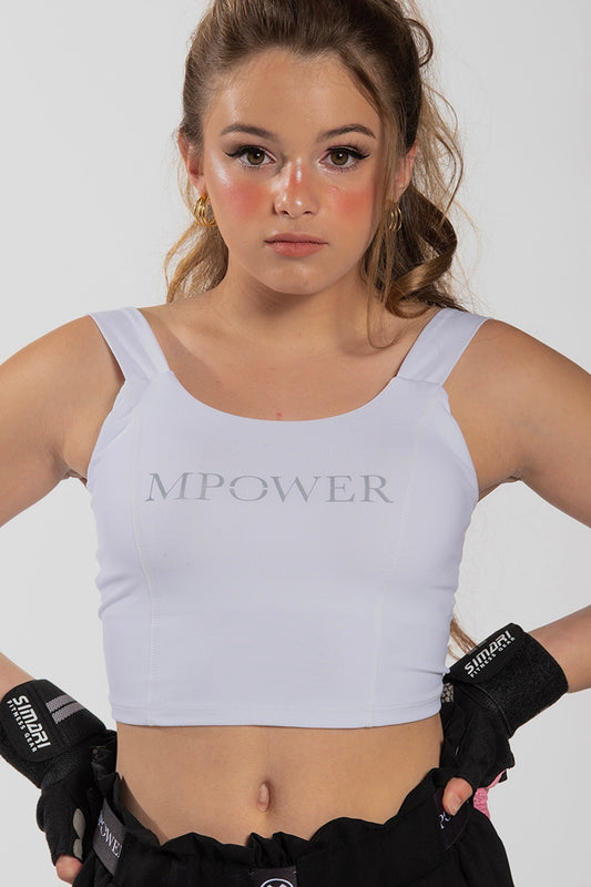 Mpower Twist Back Crop, WORK OUT CLOTHING, SPORTS CLOTHES , KCFW, FITNESS APPAREL