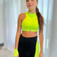 Neon Green Sports Bra