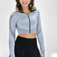 Crop Zip Jacket