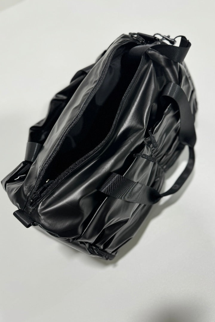 Limited Edition MPR Fashion week Black shine gym duffel