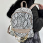 Snake print mini Backpack