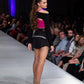 Hip Slit Tennis Skirt Sparkle Strip