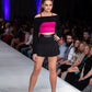 Fuschia racer back crop