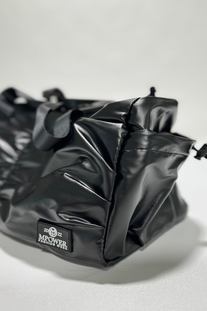 Limited Edition MPR Fashion week Black shine gym duffel