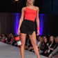Neon Coral One Shoulder Tank
