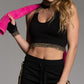 Shine On Sequence  Black Shorts