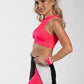 NEON PINK SPORTS BRA, SPORTS CLOTHES, FITNESS APPAREL, WORK OUT CLOTHING, KCFW