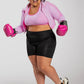 Bubble Pink Crop Zip Jacket with matching bra set,  WORK OUT CLOTHING,  SPORTS CLOTHES , KCFW,  FITNESS APPAREL 