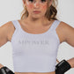 Mpower Twist Back Crop, WORK OUT CLOTHING, SPORTS CLOTHES , KCFW, FITNESS APPAREL